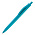 Ручка шариковая IGLA COLOR, пластиковая, бирюзовая_бирюзовый