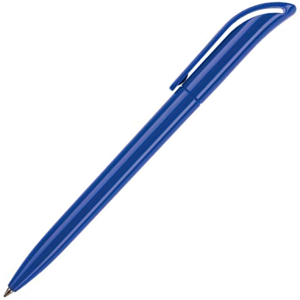 Ручка шариковая, пластиковая, синяя, COCO