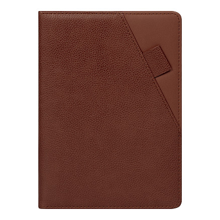 Ежедневник Smart Calabria Lafite A5, недатированный, в твердой обложке с поролоном, коричневый