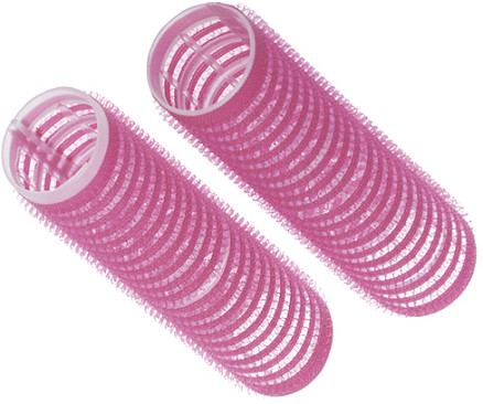 Бигуди-липучки Dewal Beauty d 24ммx63мм(10шт) розовые
