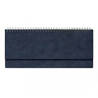 Планинг Alfa Agenda Nuba 325*130 мм, синий, датированный 2024, в твердой обложке