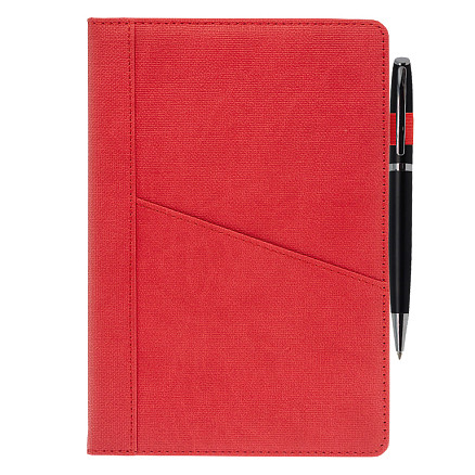 Ежедневник Smart Geneva Ostende А5, синий, недатированный, в твердой обложке с поролоном