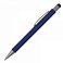 Ручка шариковая металлическаяическая со стилусом SALT LAKE софт тач, металлическая, синяя small_img_1