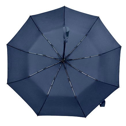 Зонт складной автоматический,  Forest Lotus, диаметр 117 см,  9 панелей, в подарочной коробке, темно- синий
