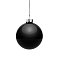 Елочный шар Finery Gloss, 8 см, глянцевый черный small_img_2