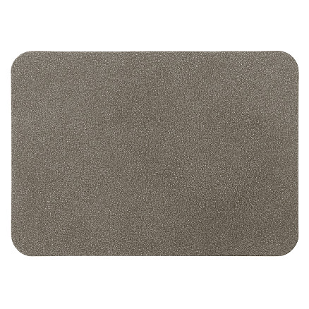 Шеврон Rectangle NUBA размер 50*70 мм, светло-серый, со скругленными углами