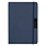 Блокнот А5 Hobard, в твердой обложке c резинкой в линейку, темно-синий_ТЕМНО-СИНИЙ