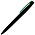 Ручка шариковая, пластиковая софт-тач, Zorro Color Mix, черная/зеленая 346_черный/зеленый 346