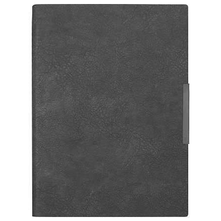 Ежедневник Flexy Foggia Shamois B5, черный, недатированный, в гибкой обложке, в подарочной коробке