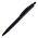 Ручка шариковая IGLA SOFT, пластиковая, софт-тач, черный_черный