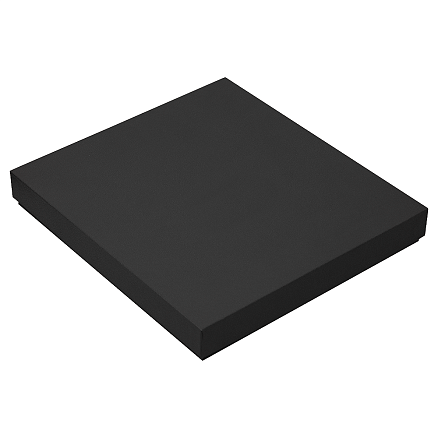 Коробка подарочная, размер  203*220*30 мм,  Solution Gift Linen для ежедневника и ручки, черная