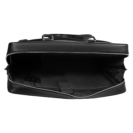 Портфель для ноутбука Stanford Leather из натуральной кожи,  черный