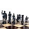 Шахматы- игровые фигуры из пластика в наборе с деревянной шахматной доской small_img_9