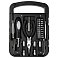 Набор инструментов Tools Unitrade, 22 инструмента,  черный, в пластиковом футляре small_img_1
