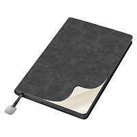 Ежедневник Flexy Luba А5, темно-серый, недатированный, в гибкой обложке