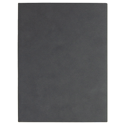 Ежедневник Alfa Bird line Nuba, темно-серый,  недатированный, в твердой обложке с магнитным клапаном и металлическим элементом