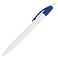Ручка шариковая, Simple, пластиковая, белая/синяя small_img_1