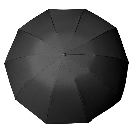 Зонт складной автоматический Forest Jumbo Reverse диаметр 133 см, 10 панелей, черный в подарочной коробке