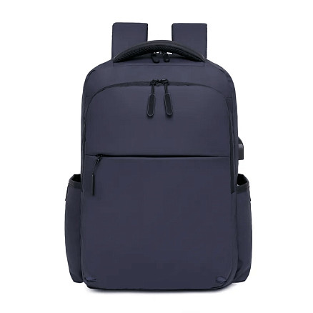 Городской рюкзак Space  с отделением для ноутбука, водоотталкивающий, нейлоновый, синий