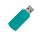 Корпус для флеш накопителя Twister 16GB, пластик Софт Тач, бирюзовый_БИРЮЗОВЫЙ