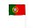 Флаг CELEB с небольшим флагштоком, Португалия_КРАСНЫЙ, ЗЕЛЕНЫЙ