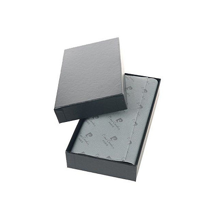 Кошелек Pierre Cardin с power bank 4000 mAh, синий, полиуретан, в подарочной коробке