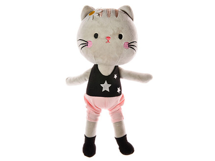Игрушка мягкая Серый кот