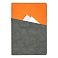 Ежедневник Flexy Smart Porta Nuba Latte A5, серый/оранжевый, недатированный, в гибкой обложке small_img_4