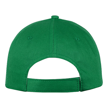 Кепка 5-панельная Lester Velcro 180, ярко-зеленая