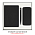 Подарочная коробка, размер 29,7*28,0*4,5 см, Solution Prestige Magnum Linen с магнитным клапаном под индивидуальную вырубку, серебристая, с черным ложементом_серебристый 1, бумага под лён