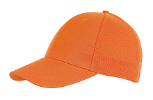 6-панельная кепка PITCHER, оранжевая