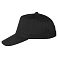 Кепка 5-панельная Lester Velcro 180, черная small_img_3