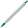Ручка шариковая, пластиковая, белая/зеленая, YES small_img_2
