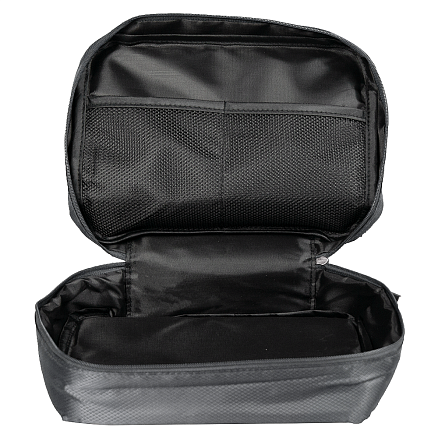 Набор подарочный Solution Prestige Quadro ( поясной кошелек, косметичка дорожная Comfort Сity Travel, косметичка дорожная Comfort Avenue, маска для сна), темно-серый