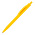 Ручка шариковая IGLA COLOR, пластиковая, желтая_желтый
