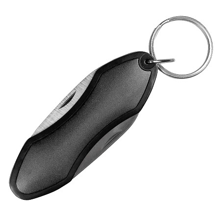 Брелок-/мультитул Tools Coin, мультифункциональный, 6 в 1, черный