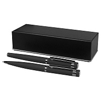 Набор ручек Attashe Solution, черный (ручка шариковая, роллер) в подарочной коробке Emotion