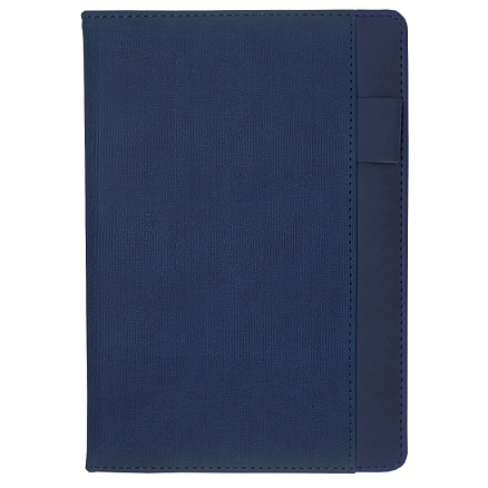 Ежедневник Smart Combi Sand А5, темно-синий, недатированный, в твердой обложке с поролоном