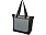 Двухцветная эко-сумка Reclaim на молнии объемом 15 л, изготовленная из переработанных материалов по стандарту GRS, серый яркий_СЕРЫЙ ЯРКИЙ