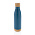 Вакуумная бутылка из нержавеющей стали и бамбука, 520 мл_синий