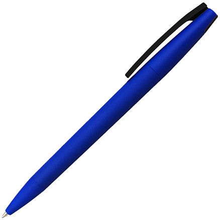 Ручка шариковая, пластиковая софт-тач, Zorro Color Mix синяя/черная