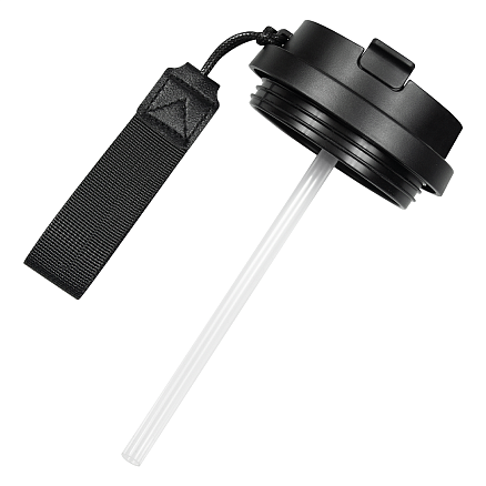 Термокружка Cosmostar металлическая, 550 мл, черная с серебром в тубусе