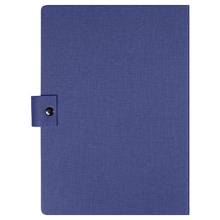 Блокнот А5 Tasmania, в твердой обложке с шариковой ручкой и стикерами, блок в линейку, синий