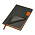 Ежедневник Flexy Freedom Latte А5, серый/оранжевый, недатированный, в гибкой обложке_серый/оранжевый