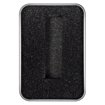 Футляр для флеш накопителя металлический, размер 6*9,5 см, серебристый