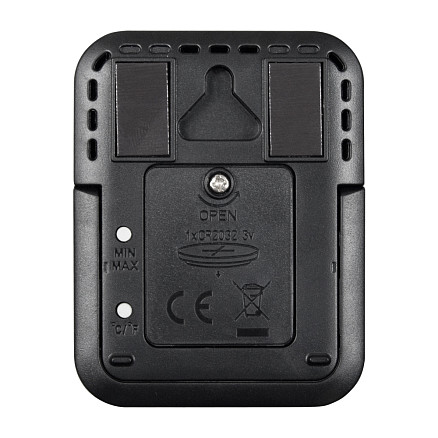 Термометр-гигрометр Phoenix настольный/настенный,с ж/к дисплеем, черный