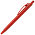 Ручка шариковая, пластиковая, красная/белая_красный