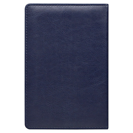 Ежедневник City Buffalino А5, недатированный, в твердой обложке с поролоном, темно-синий