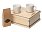 Подарочный набор с кофе, чашками в деревянной коробке Кофебрейк_ЧАШКИ- БЕЛЫЙ, КОСТЕРЫ- СВЕТЛО-КОРИЧНЕВЫЙ, КОРОБКА- НАТУРАЛЬНЫЙ