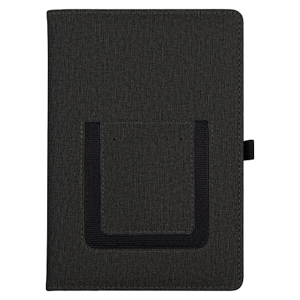 Ежедневник  Smart Wallet Cambric  A5, черный, недатированный, в твердой обложке с поролоном